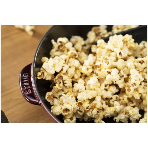 STAUB Pans 26 cm / 10 inch Cast Iron Frying Pan, Grenadine-Red