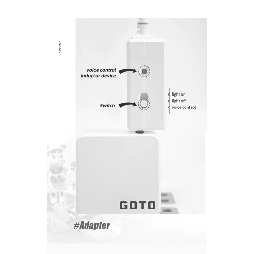 GOTO Clear Display Case with LED Lighting for Sneakers, Collectibles, Figures, Jewelry - Stackable Collection Crate Box-White