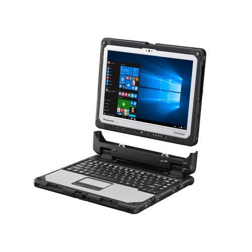 Refurbished - Panasonic Toughbook CF-33, Rugged 2in1 Laptop, i5-7300U, 4G LTE, GPS, Barcode, Fingerprint, 12" QHD, 16GB, 1TB SSD, Dual cameras,