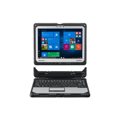Refurbished - Panasonic Toughbook CF-33, Rugged 2in1 Laptop, i5-7300U, 4G LTE, GPS, Barcode, Fingerprint, 12" QHD, 16GB, 1TB SSD, Dual cameras,
