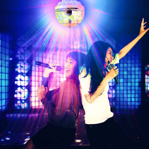 Aduro Tech Theory TT-RDLB-CL Illuminated Rotating Disco Light Bulb