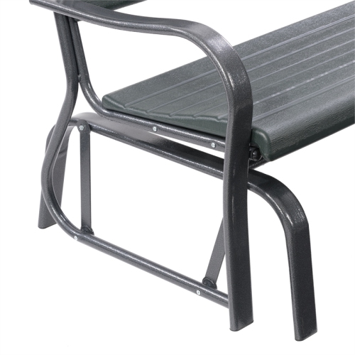 Banc oscillant pour patio vert foncé Lake Front