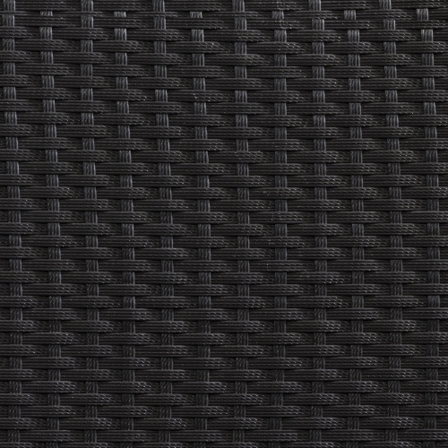 CorLiving Parksville Black Rattan Foldable Balcony Table