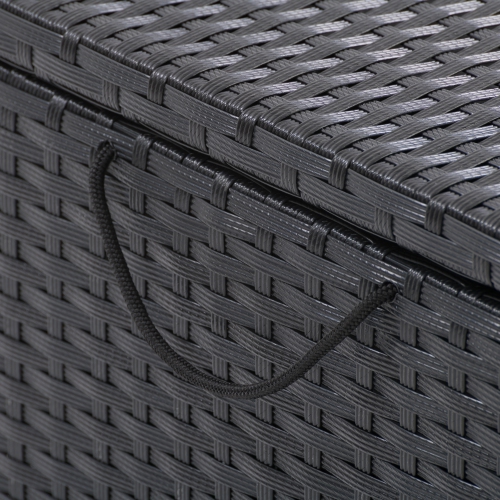 Table réfrigérante en rotin noir Parksville