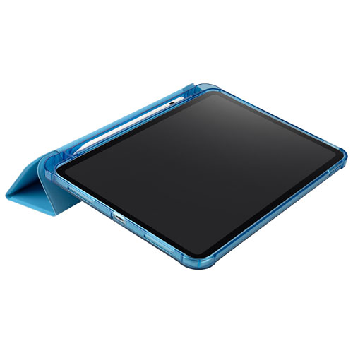 Tucano Milano Italy Satin Folio Case for iPad 11" / iPad 10.9 (10th Gen) - Light-Blue