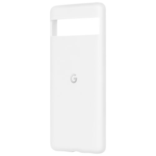 Étui souple ajusté de Google pour Pixel 7a - Blanc coton