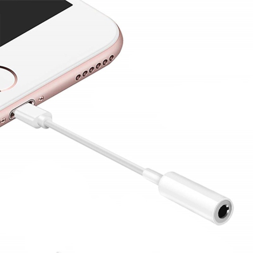 Adaptateur auxiliaire de iPhone pour câble de prise pour casque clé Lightning vers répartiteur 3,5 mm Câble audio certifié MFI par Apple