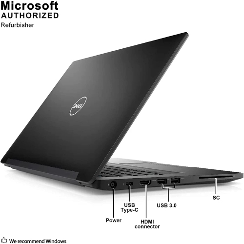 Refurbished - Dell Latitude 7480 14” Business Laptop: i5-6300U 2.40GHz, 24GB DDR4, 128GB SSD, 14” FHD Display, Webcam, HDMI, Windows 11 Pro