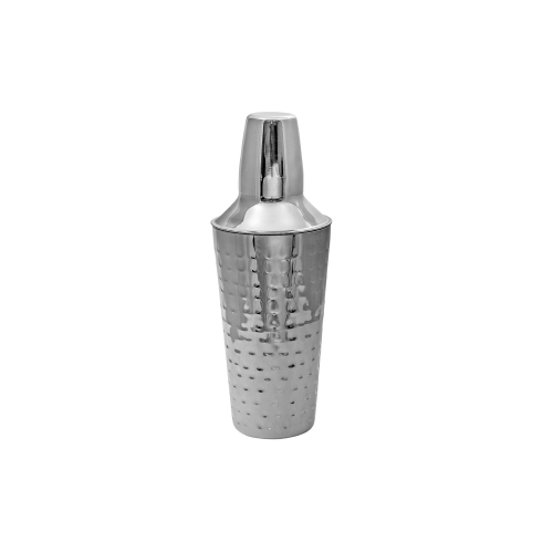 Maison Concepts Stainless Steel 3 Pc Cocktail Shaker Hammered 750 Ml