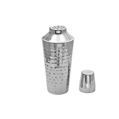 Maison Concepts Stainless Steel 3 Pc Cocktail Shaker Hammered 750 Ml