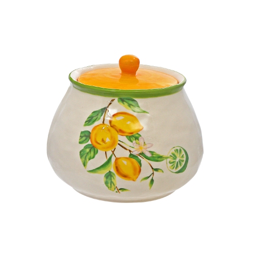 Maison Concepts Ceramic Lemon Canister