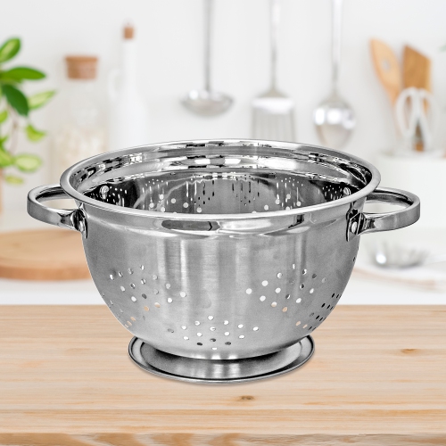 Maison Concepts Stainless Steel Deep Colander With Handles 13"