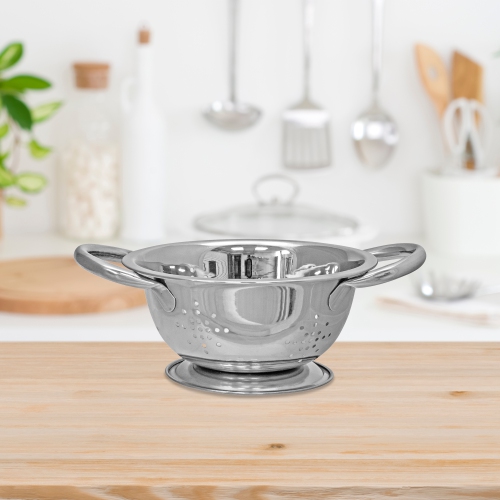 Maison Concepts Stainless Steel Colander With Handles 6.25" - Set of 2