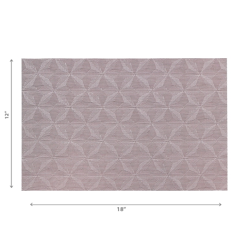 Maison Concepts Vinyl Placemat Windmill Burgundy - Set of 12