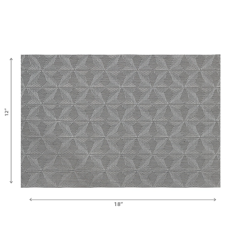 Maison Concepts Vinyl Placemat Windmill Black - Set of 12