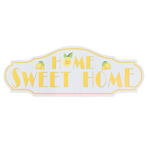 Maison Concepts Mdf Lemon Home Sweet Home Wall Plaque