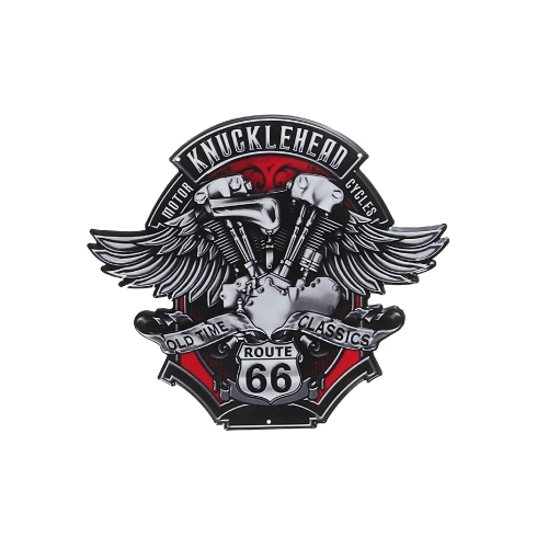 Maison Concepts Embossed Metal Wall Sign Knucklehead