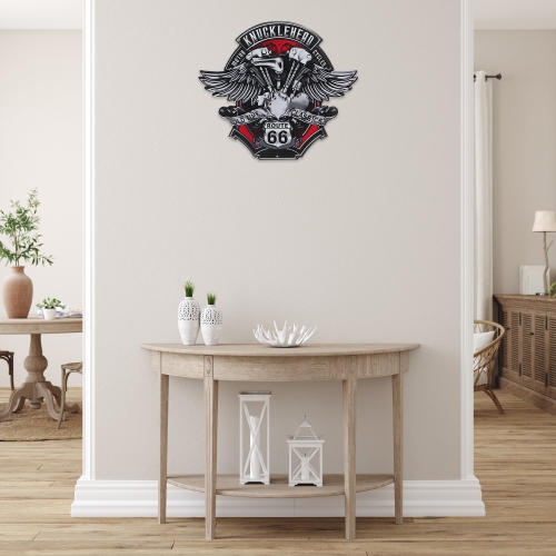 Maison Concepts Embossed Metal Wall Sign Knucklehead