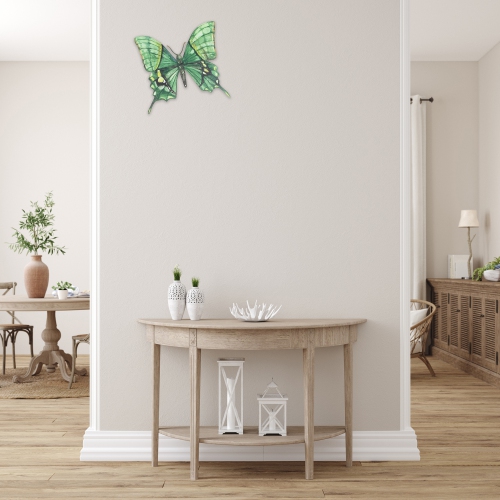 Maison Concepts Metal Butterfly Wall Decor Green