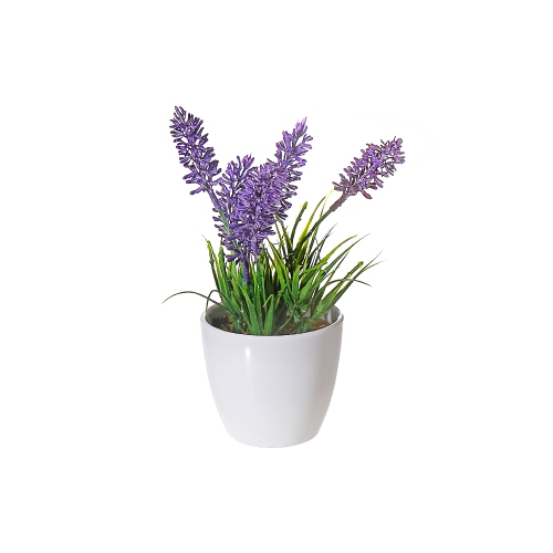 Maison Concepts Artificial Lavender In Plastic Pot - Set of 2