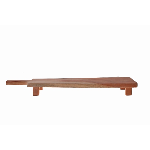Maison Concepts Acacia Wood Rect. Serving Board On Stand