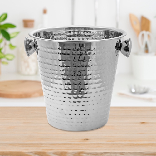 Maison Concepts Baquet À Vin En Acier Inoxydable Martelé