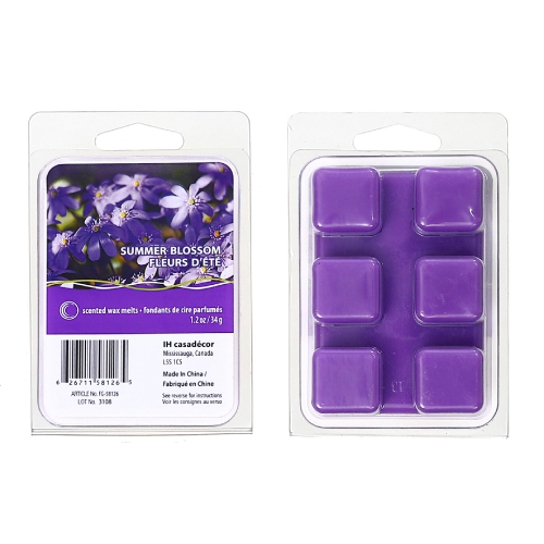 MAISON CONCEPTS  6Pk Scented Wax Melts Summer Blossom - Set Of 4