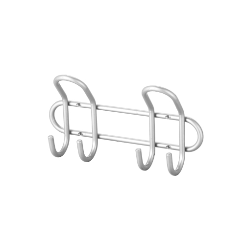 Maison Concepts 4 Hook Heavy Duty Chrome Wall Mount