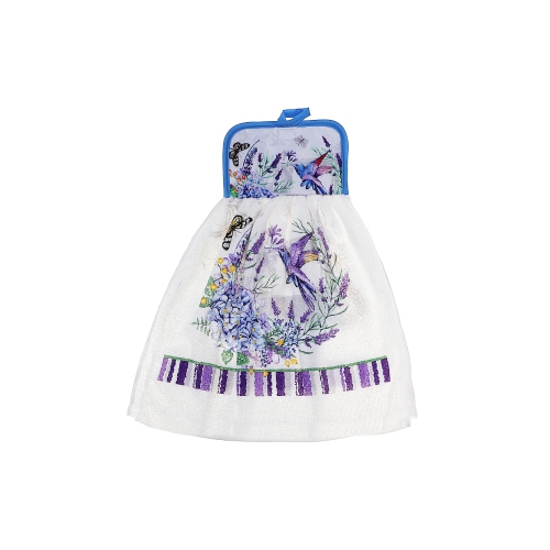 MAISON CONCEPTS  Tie Hand Towel Hummingbird - Set Of 2