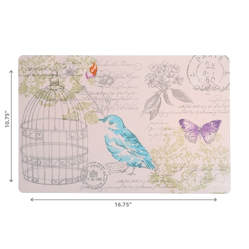 Maison Concepts Plastic Placemat Birdcage - Set of 12