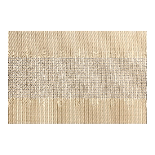 MAISON CONCEPTS  Vinyl Placemat Diamond Band - Set Of 12 In Gold