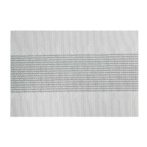 Maison Concepts Vinyl Placemat Diamond Band Silver - Set of 12