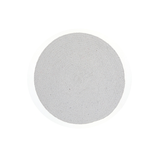 Maison Concepts Printed Round Cotton Rope Placemat Black Baroque - Set of 12