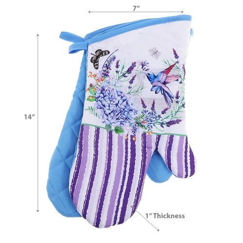 Maison Concepts Oven Mitts 2 Pcs Hummingbird - Ensemble De 2
