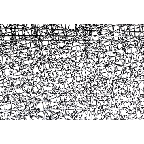 Maison Concepts Metallic Laser Cut Pvc Placemat Sisal Silver - Set of 12