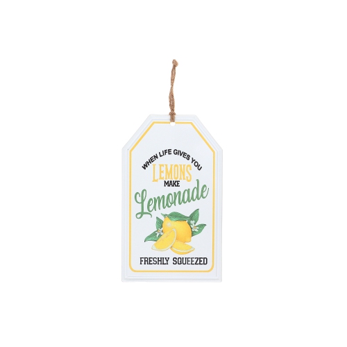 Maison Concepts Embossed Metal Sign Make Lemonade