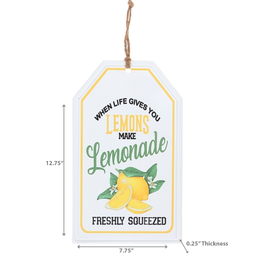 Maison Concepts Embossed Metal Sign Make Lemonade