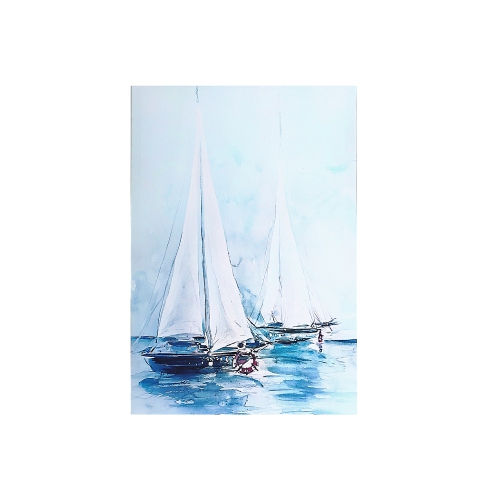 MAISON CONCEPTS  Canvas Wall Art Sailboats