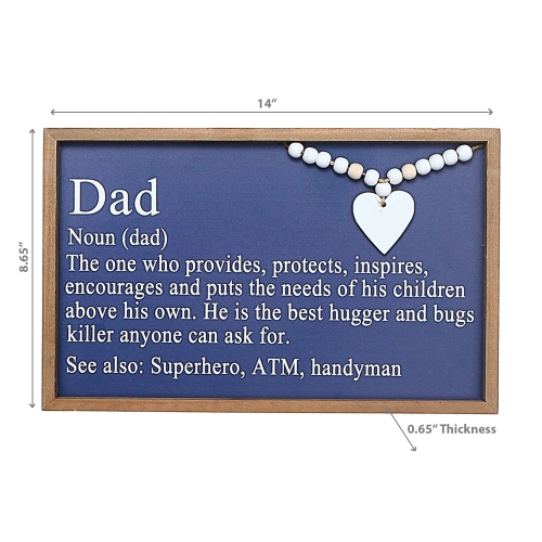 Maison Concepts Framed Definition Of Dad Sign