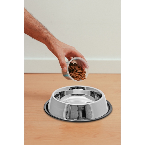 Maison Concepts Stainless Steel Pet Bowl With Anti-Slip Ring Base