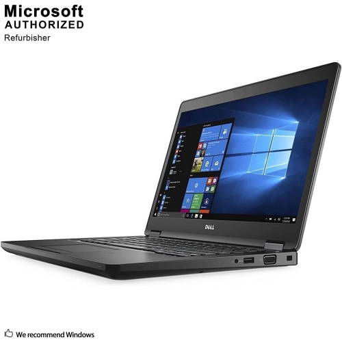 Refurbished - Dell Latitude 5480 14” Business Laptop: i5-6300U 2.40GHz, 8GB DDR4, 256GB SSD, 14” Display, Webcam, HDMI, Windows 11 Pro, French
