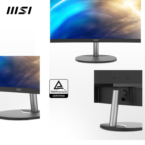 MSI 34" Business Monitor, 21:9 3440 x 1440(UWQHD) VA, 100Hz, Curved 1500R, TUV Certified Eyesight Protection, 4ms, Displayport, HDMI, Tilt, Built-In