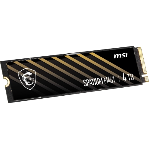 MSI 4TB PCIe 4.0 NVMe Internal SSD, read/write speeds up to 5000/4200 MB/s, 5 years warranty