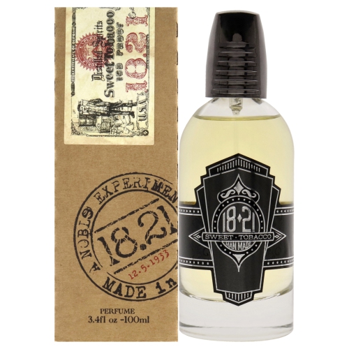 18.21 MAN MADE  Spirits - Sweet Tobacco By for Men - 3.4 OZ Parfum Spray