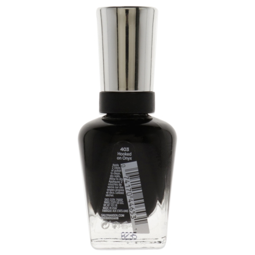 Manucure de salon complète - 403 Hooked Onyx par Sally Hansen pour femme - Vernis à ongles 0,5 oz