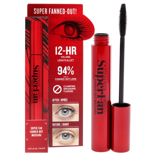 SMASHBOX  Super Fan Mascara - By for Women - 0.33 OZ Mascara In Black
