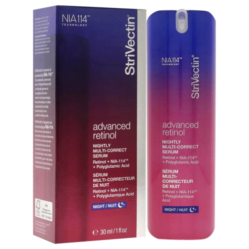 Advanced Retinol Nightly Multi-Correct Serum by StriVectin for Women - 1 oz Serum