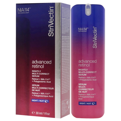 Advanced Retinol Nightly Multi-Correct Serum by StriVectin for Women - 1 oz Serum
