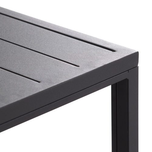 Ensemble de patio de 4 pièces Delia de CorLiving avec coussins, résistance aux intempéries, pour les petits espaces, balcon, jardin, cour arrière