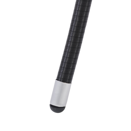 CorLiving Parksville 5-Piece Wicker Patio Dining Set with Rectangular Table, Stackable Chairs and Grey Cushions, Outdoor Patio Furniture